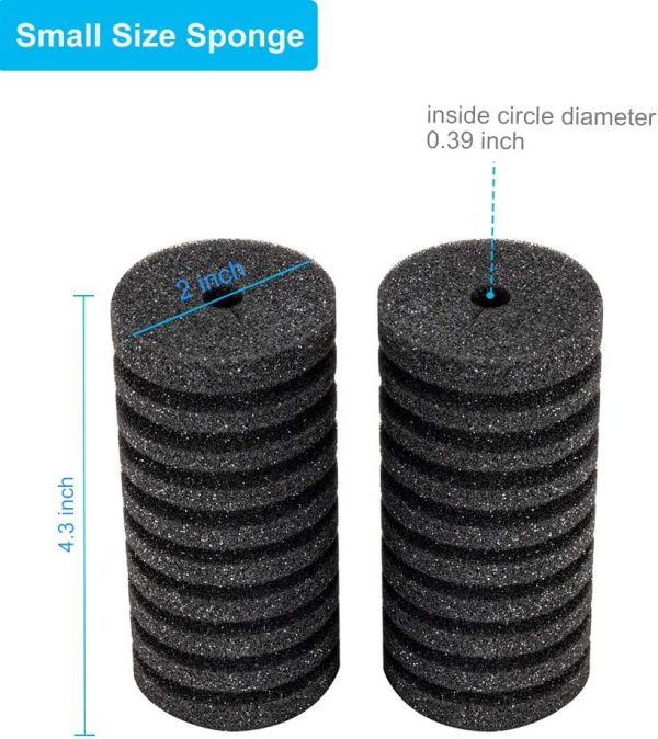 Hygger Aquarium Sponge Filter Sponges Pack of 4-1