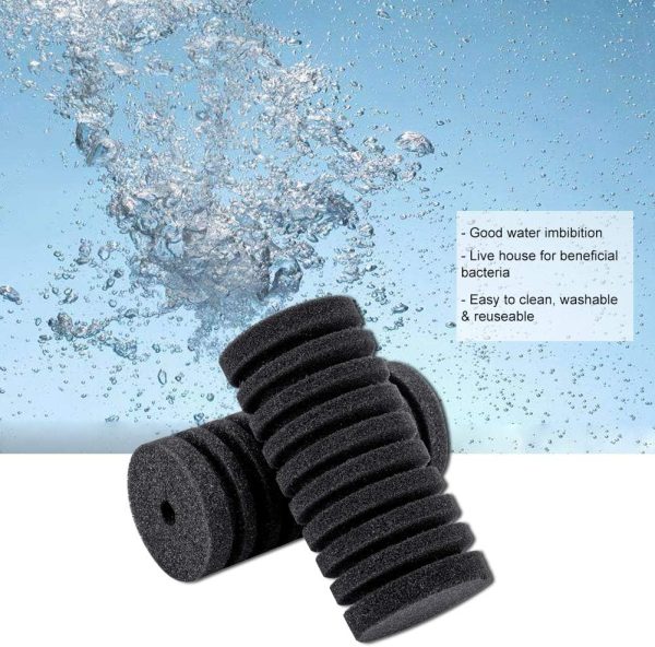 Hygger Aquarium Sponge Filter Sponges Pack of 4-6