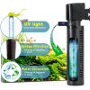 Coospider Aquarium Filter 4-in-1 U-V Light Black Fish Tank-2