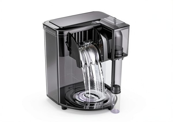 Novique HOB Aquarium Filter Slim Adjustable Flow Nano Tank-5