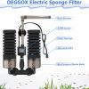 DEGGOX Aquarium Sponge Filter Double Filtration Quiet-2