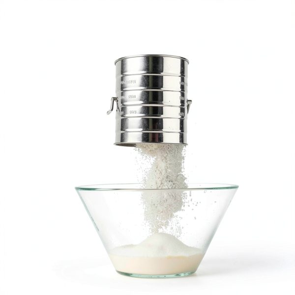Esvopa Baking Sifter Stainless Steel Crank Design 3-Cup-5