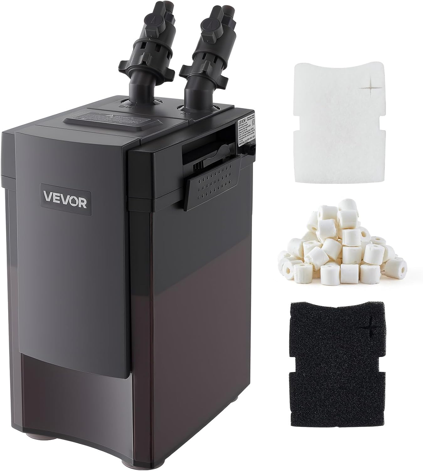 VEVOR Aquarium Canister Filter setup in a home aquarium