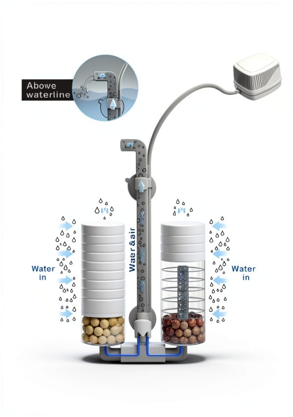 Hygger Aquarium Sponge Filter Bio Filtration Fish Tank-6