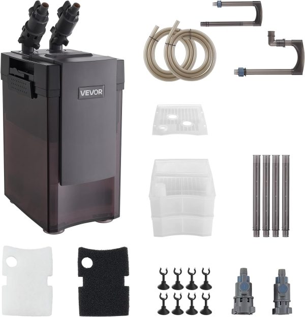VEVOR Aquarium Canister Filter Quiet Operation Efficient-8