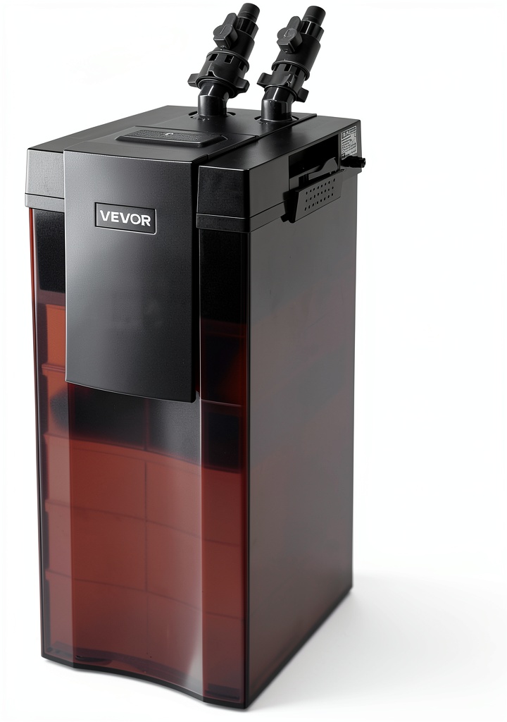 VEVOR Aquarium Canister Filter setup in a home aquarium