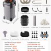 VEVOR Aquarium Canister Filter Quiet 2245 GPH CF800-6