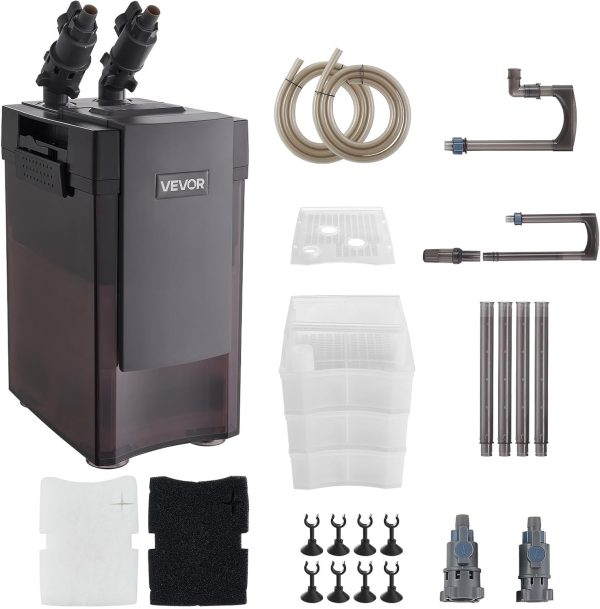 VEVOR Aquarium Canister Filter Powerful Quiet Leak-Proof-8