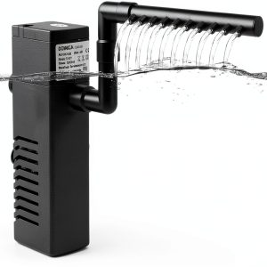 DOMICA Small Aquarium Filter Ceramic Bio Sponge 5-15 Gallon-0