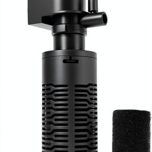 Tuodaxin Aquarium Filter 4in1 Filtration for Small Tanks-0