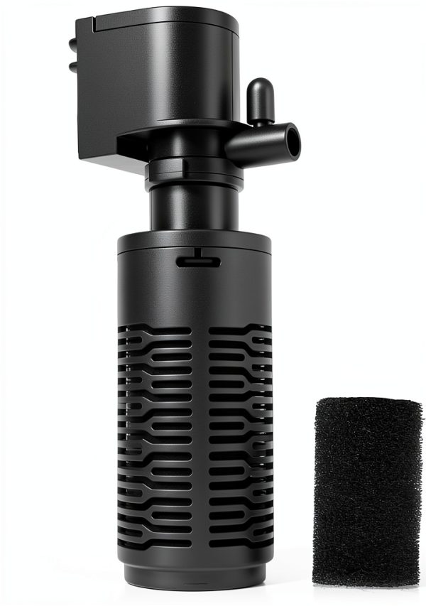 Tuodaxin Aquarium Filter 4in1 Filtration for Small Tanks-0