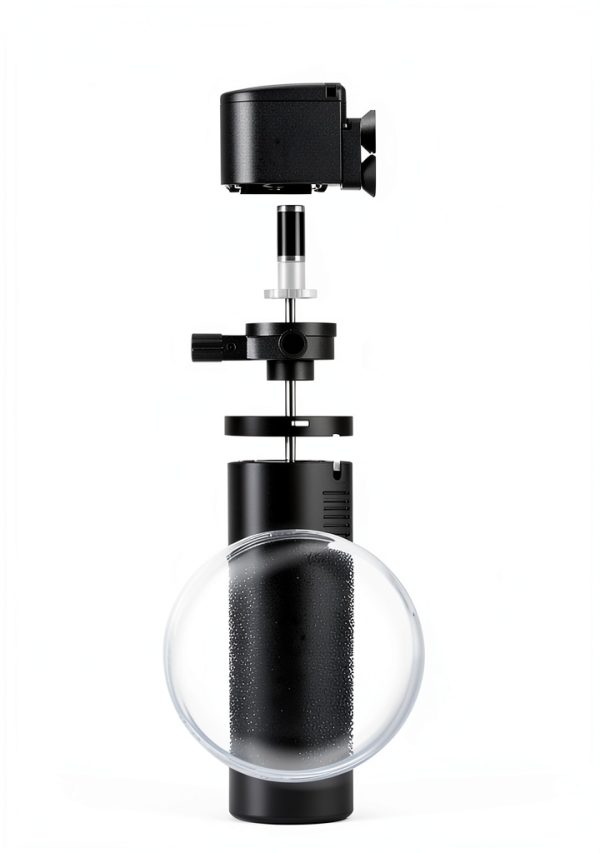 Coospider Aquarium Filter 4-in-1 U-V Light Black Fish Tank-5