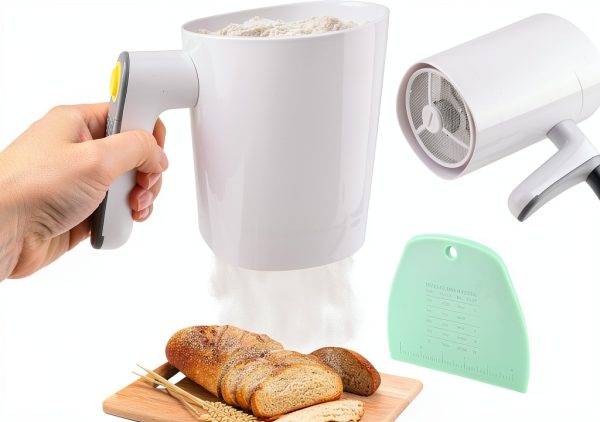 Electric Flour Sifter Velarionna Battery Powered Large-0