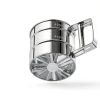 NVLIKNA Flour Sifter Stainless Steel One Hand Crank Baking-2