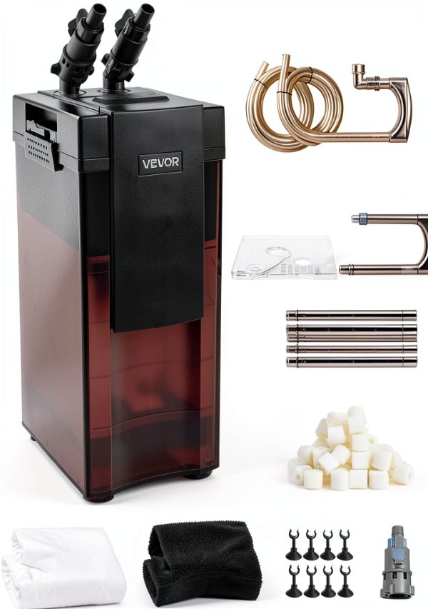 VEVOR Aquarium Canister Filter Powerful Quiet Leak Proof-8