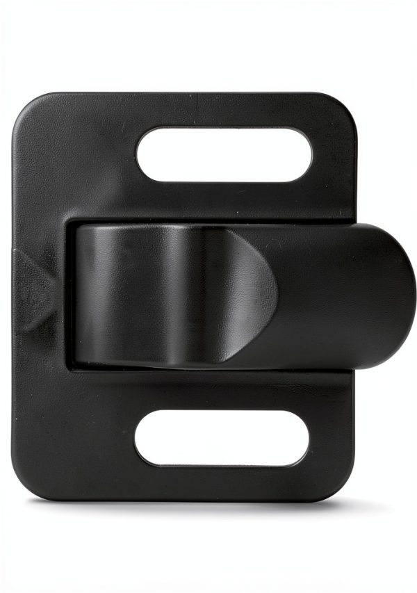 RV Door Handle Miady Cam Lock Replacement Black ABS 3" Spacing-4