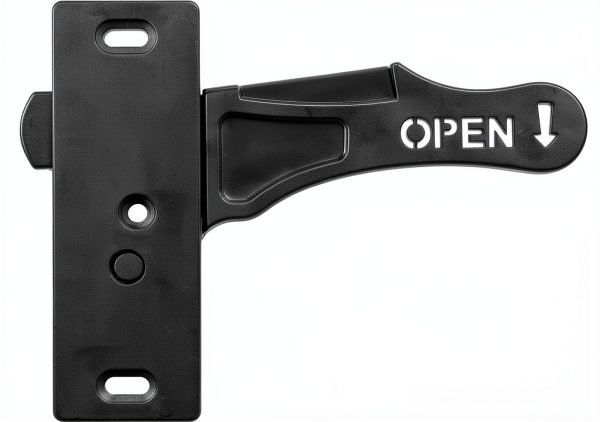 RV Door Handle Miady Cam Lock Replacement Black ABS 3" Spacing-1
