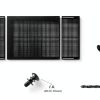 Safoner RV Screen Door Grille Black Adjustable Aluminum Pet Guard-5