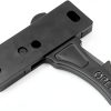 RV Door Handle Miady Cam Lock Replacement Black ABS 3" Spacing-2