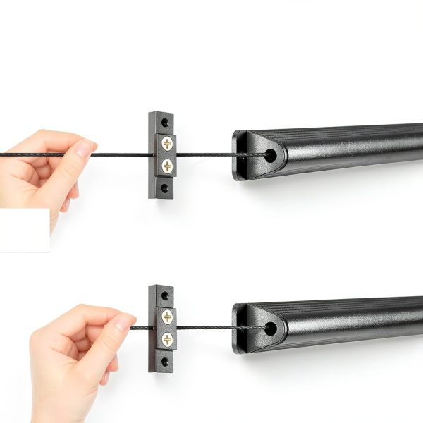HOUTRIDA RV Screen Door Closer HO-RV-BHQ Aluminum Auto‑Tension-5