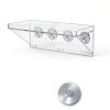 Clear Acrylic Window Plant Box Sumerflos 2 Pack 12" x 5.5" Suction-1