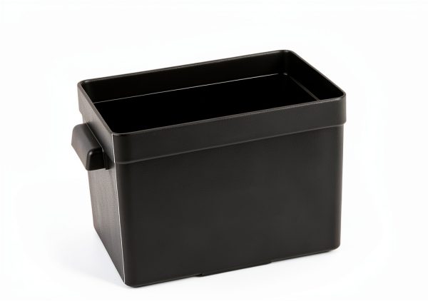 Camco Large Battery Box with Straps and Hardware - Group 27, 30, 31 |Safely Stores RV, Automotive, and Marine Batteries | Measures Inside 7-1/4" x 13-1/4" x 8-5/8" | (55373), Black-2