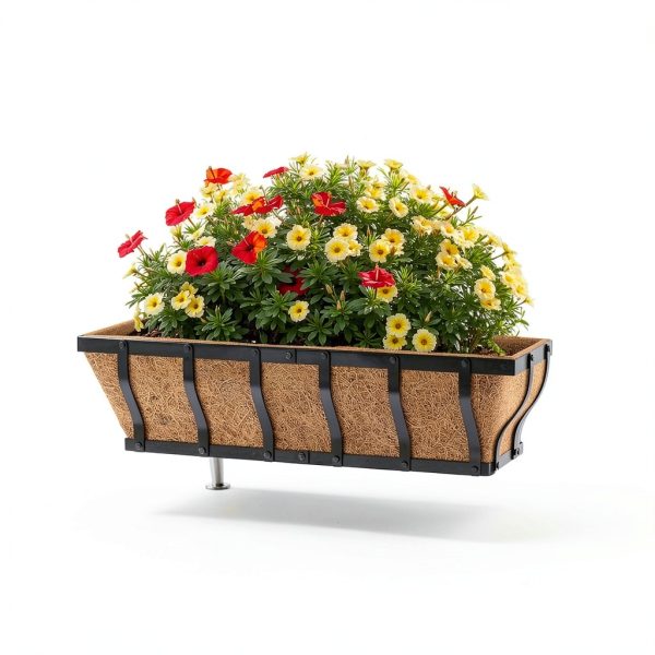 Railing Planter Boxes, Heavy Duty Window Box Planters, Adjustable-2