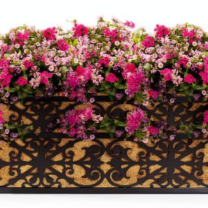 Karlliu 2 Pack 24 Inch Window Boxes Planters with Adjustable Brackets-0