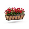 Railing Planter Boxes, Heavy Duty Window Box Planters, Adjustable-3