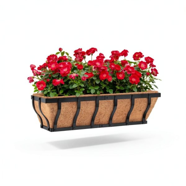 Railing Planter Boxes, Heavy Duty Window Box Planters, Adjustable-3