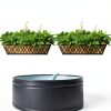 2 Pack 24 Inch Window Boxes Planters with Adjustable Brackets for-6